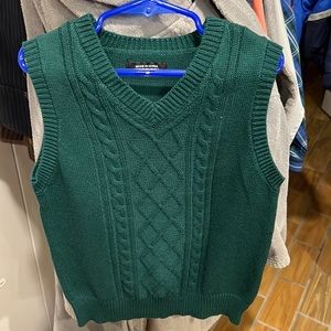 TFW Green Sweater vest
